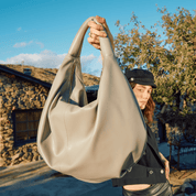 Wanderlust Vegan Hobo Tote Bag