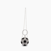Striker Rhinestone Soccer Clutch
