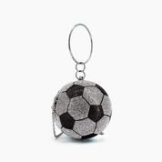 Striker Rhinestone Soccer Clutch