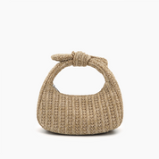 Aimee Mini Straw Top Handle Bag