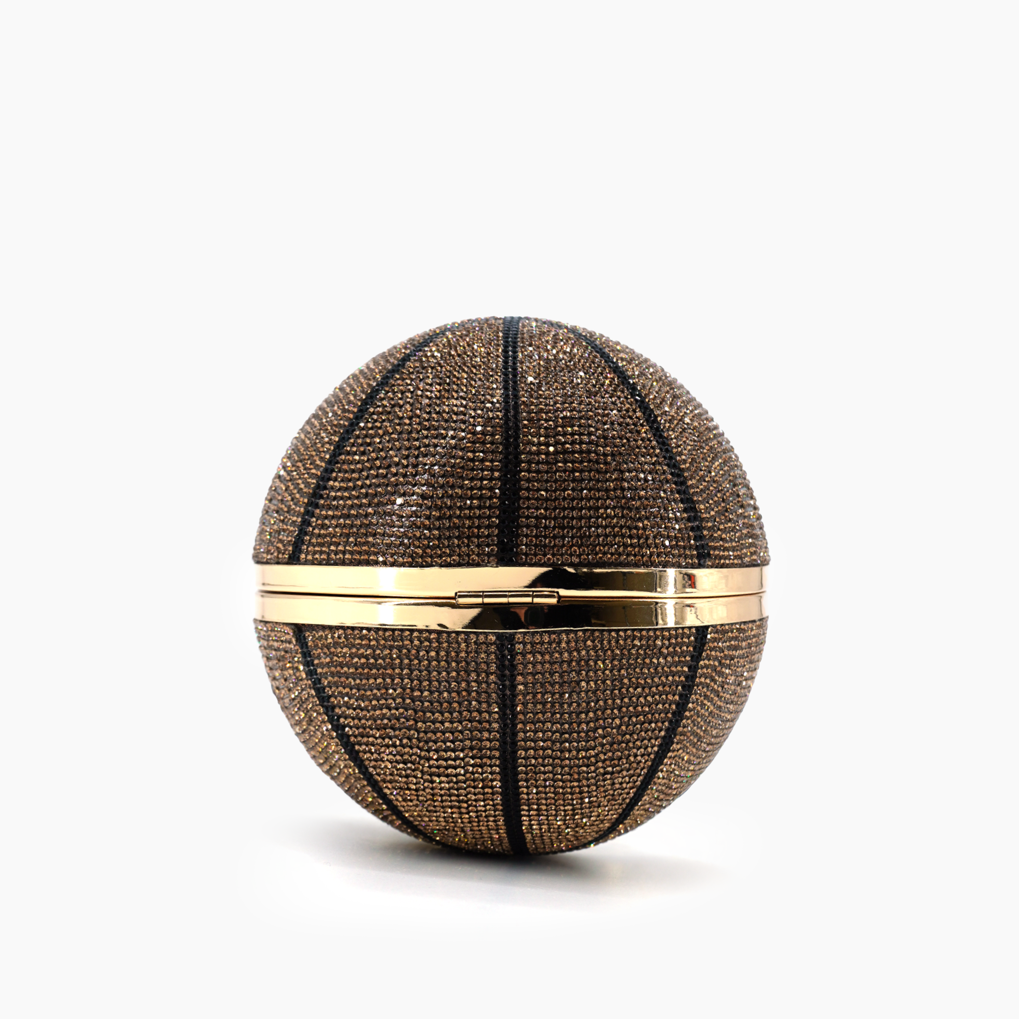 Dribble Rhinestone Basketball Clutch
