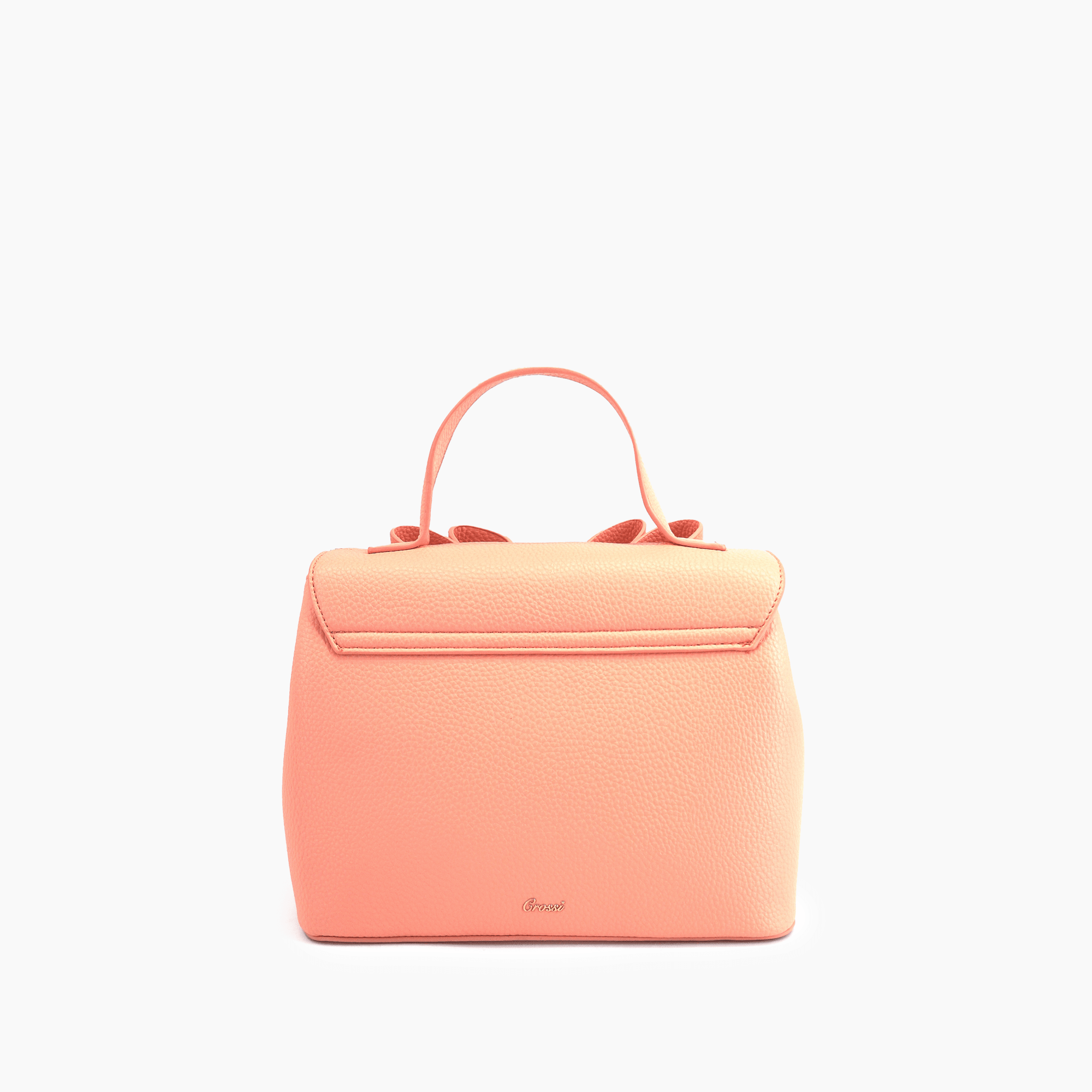 Eva Double Bow Vegan Satchel Crossbody Bag