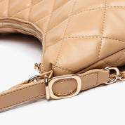 Quilted Vegan Leather Convertible Shoulder Bag