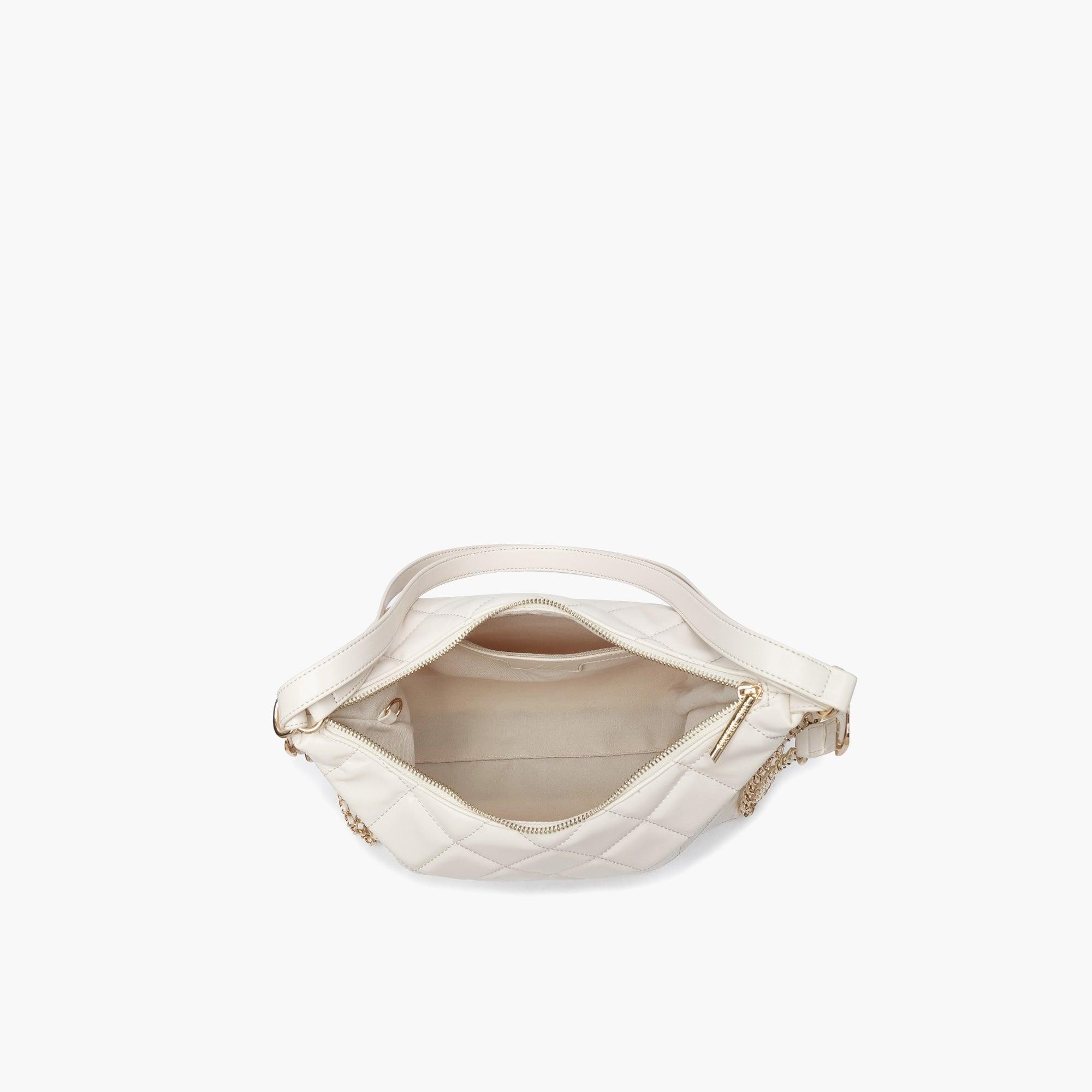 Quilted Vegan Leather Convertible Shoulder Bag