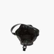 Lucky Quilted Puffer Bucket Crossbody Bag