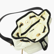 Lucky Quilted Puffer Bucket Crossbody Bag
