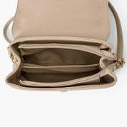 Eva Double Bow Vegan Satchel Crossbody Bag