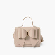 Eva Double Bow Vegan Satchel Crossbody Bag