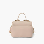 Eva Double Bow Vegan Satchel Crossbody Bag