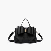 Eva Double Bow Vegan Satchel Crossbody Bag
