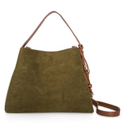 Solace Suede Top Handle Bag