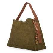 Solace Suede Top Handle Bag