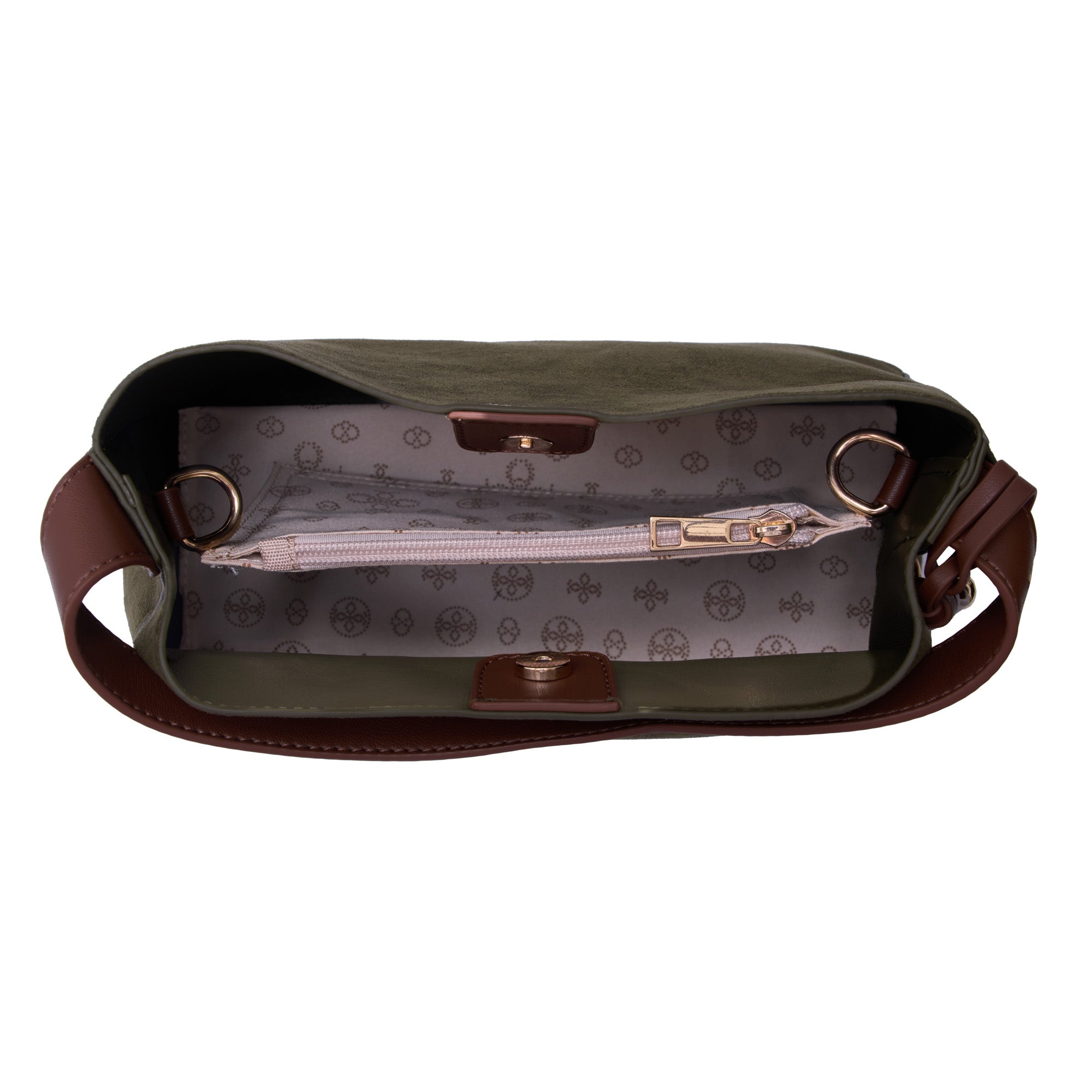 Solace Suede Top Handle Bag