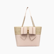 Daisy Bow Dual  Vegan Tote Bag