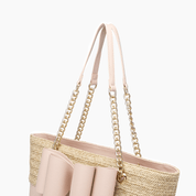 Daisy Bow Dual  Vegan Tote Bag