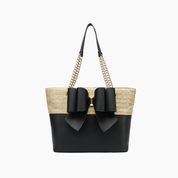 Daisy Bow Dual  Vegan Tote Bag