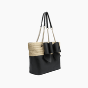 Daisy Bow Dual  Vegan Tote Bag