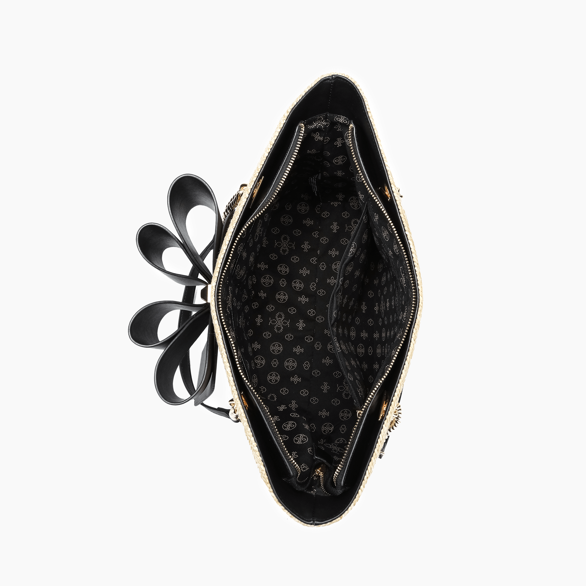 Daisy Bow Dual  Vegan Tote Bag