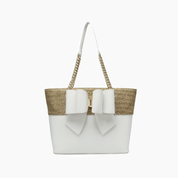Daisy Bow Dual  Vegan Tote Bag