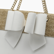 Daisy Bow Dual  Vegan Tote Bag