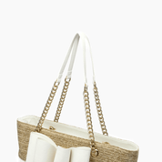 Daisy Bow Dual  Vegan Tote Bag