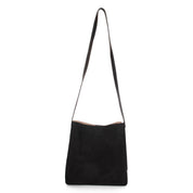 Midnight Quilted Suede Mini Tote Bag