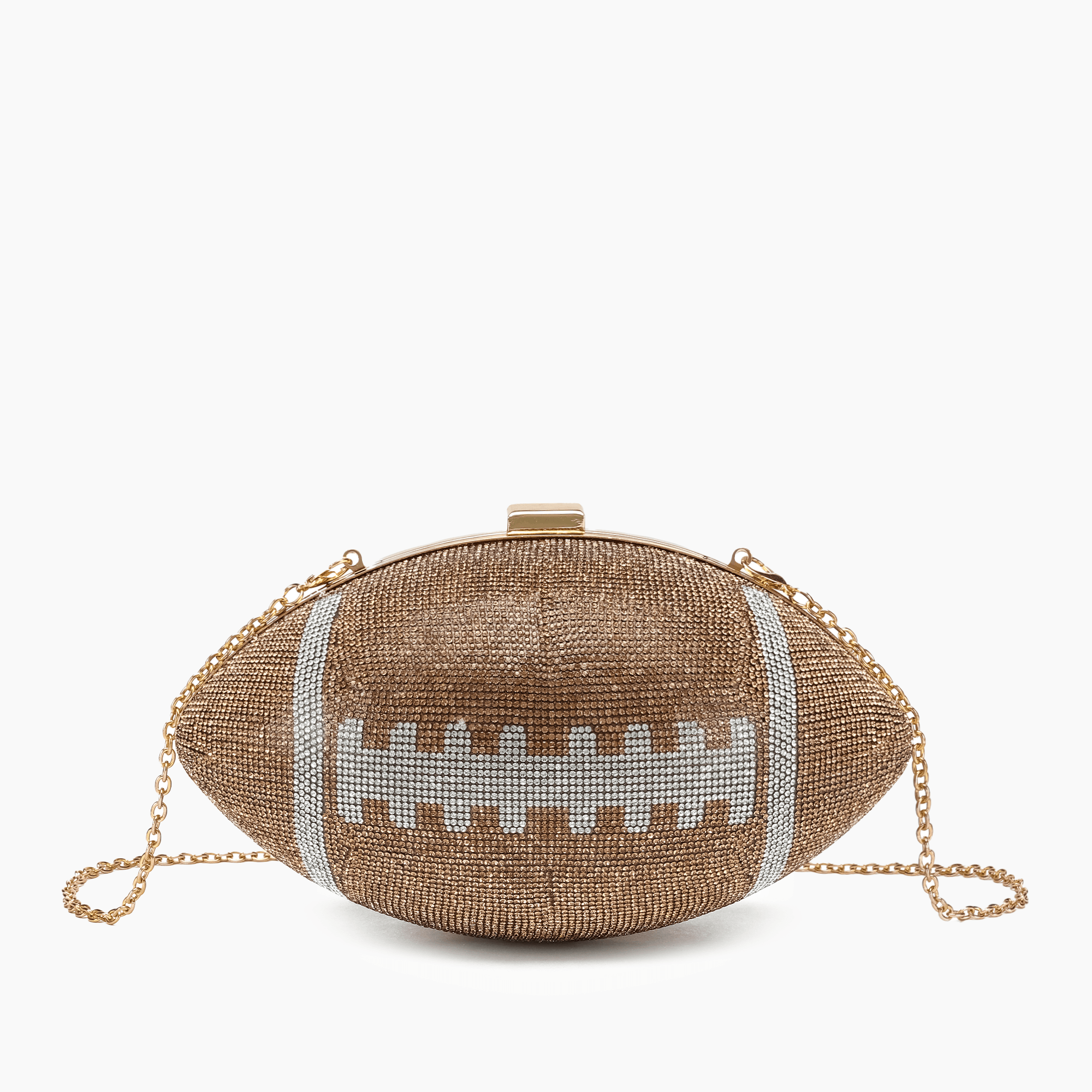 Touch Down Rhinestone Football Clutch Bag | LIKE DREAMS