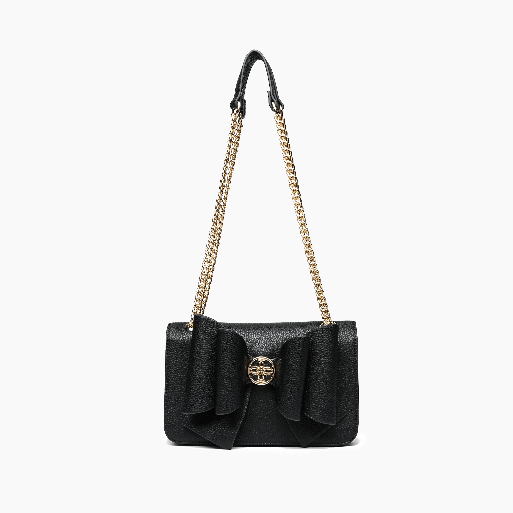 Petal Bow Dual Vegan Crossbody Bag