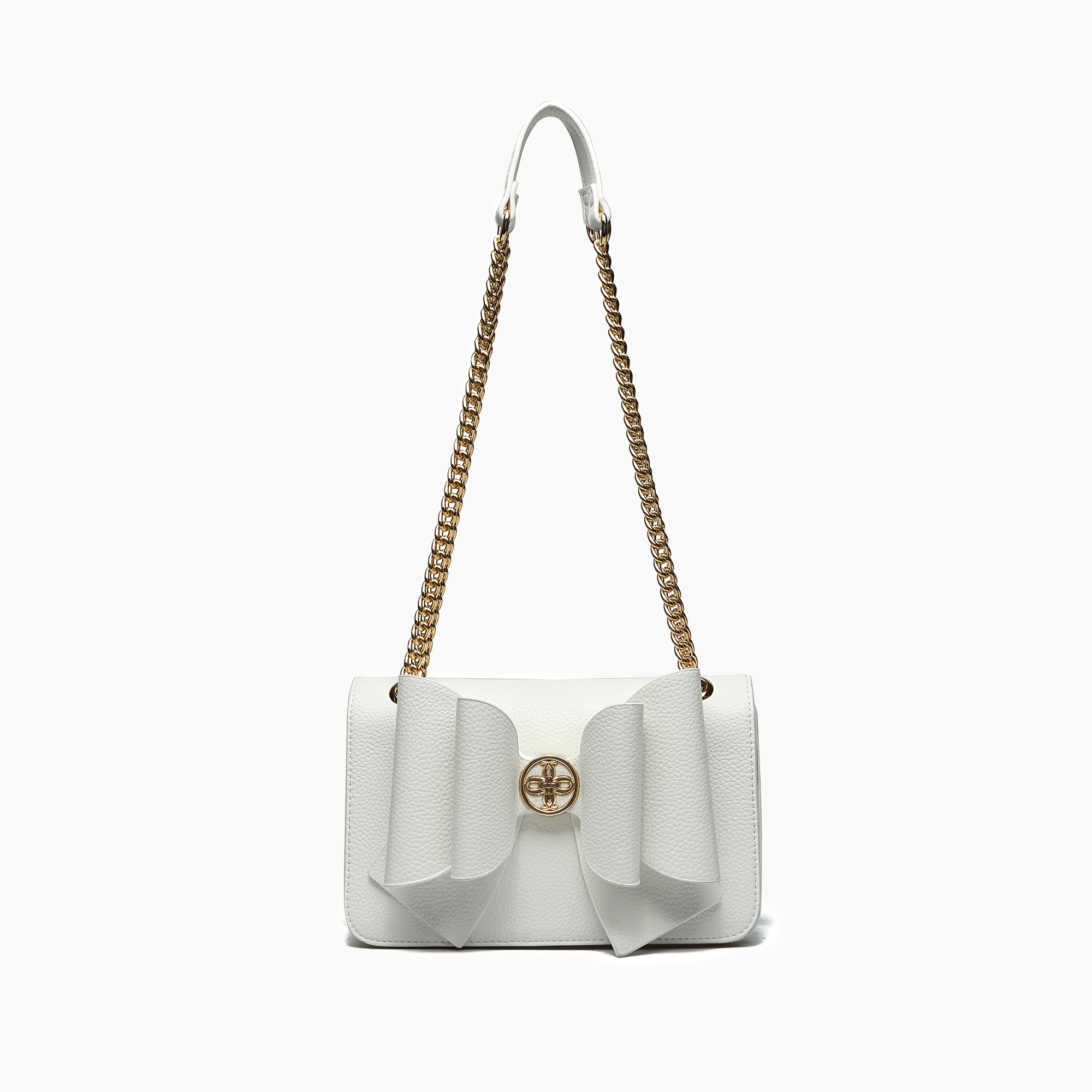 Petal Bow Dual Vegan Crossbody Bag