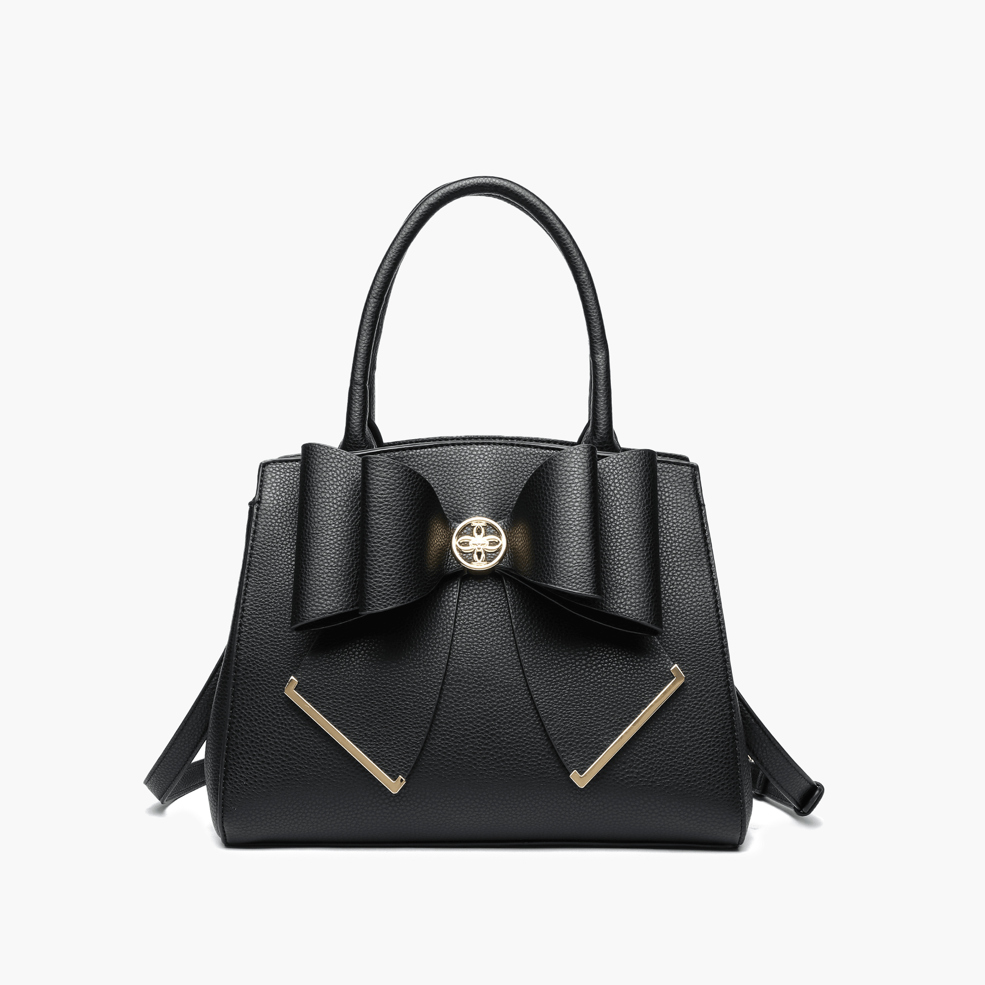 Poppy Bowtie Top Handle Satchel Bag