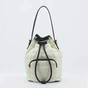 Lucky Quilted Puffer Bucket Crossbody Bag