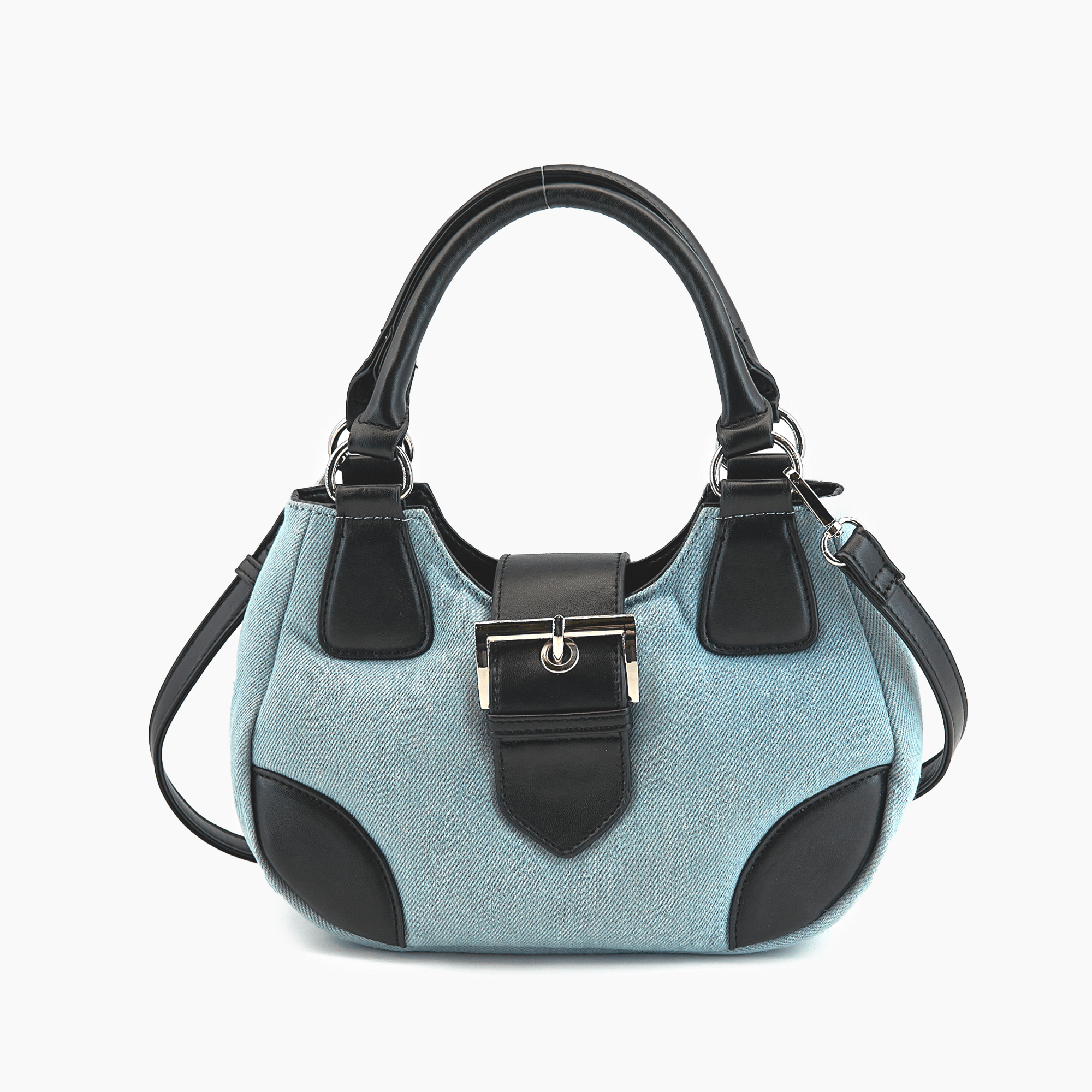 Denim Plush Y2K Top Handle Crossbody Bag | LIKE DREAMS