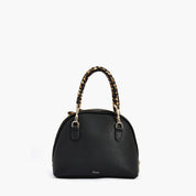 Leopard Top Handle Bow Crossbody Bag