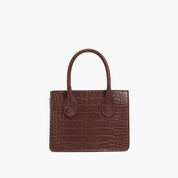 Kenzie Chain Vegan Croc Crossbody Bag