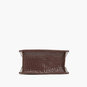 Kenzie Chain Vegan Croc Crossbody Bag