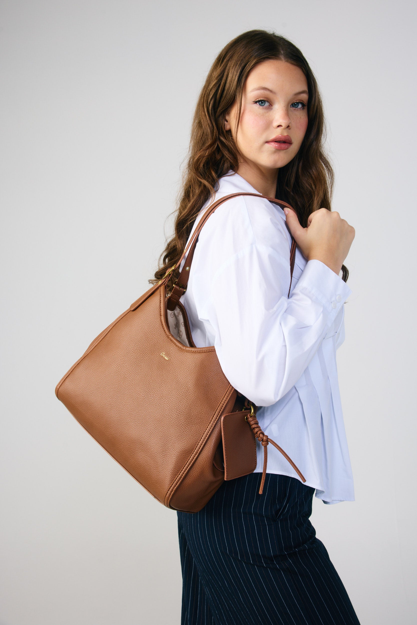 Amrose Vegan Leather Tote Bag