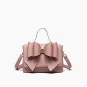 Eva Double Bow Vegan Satchel Crossbody Bag