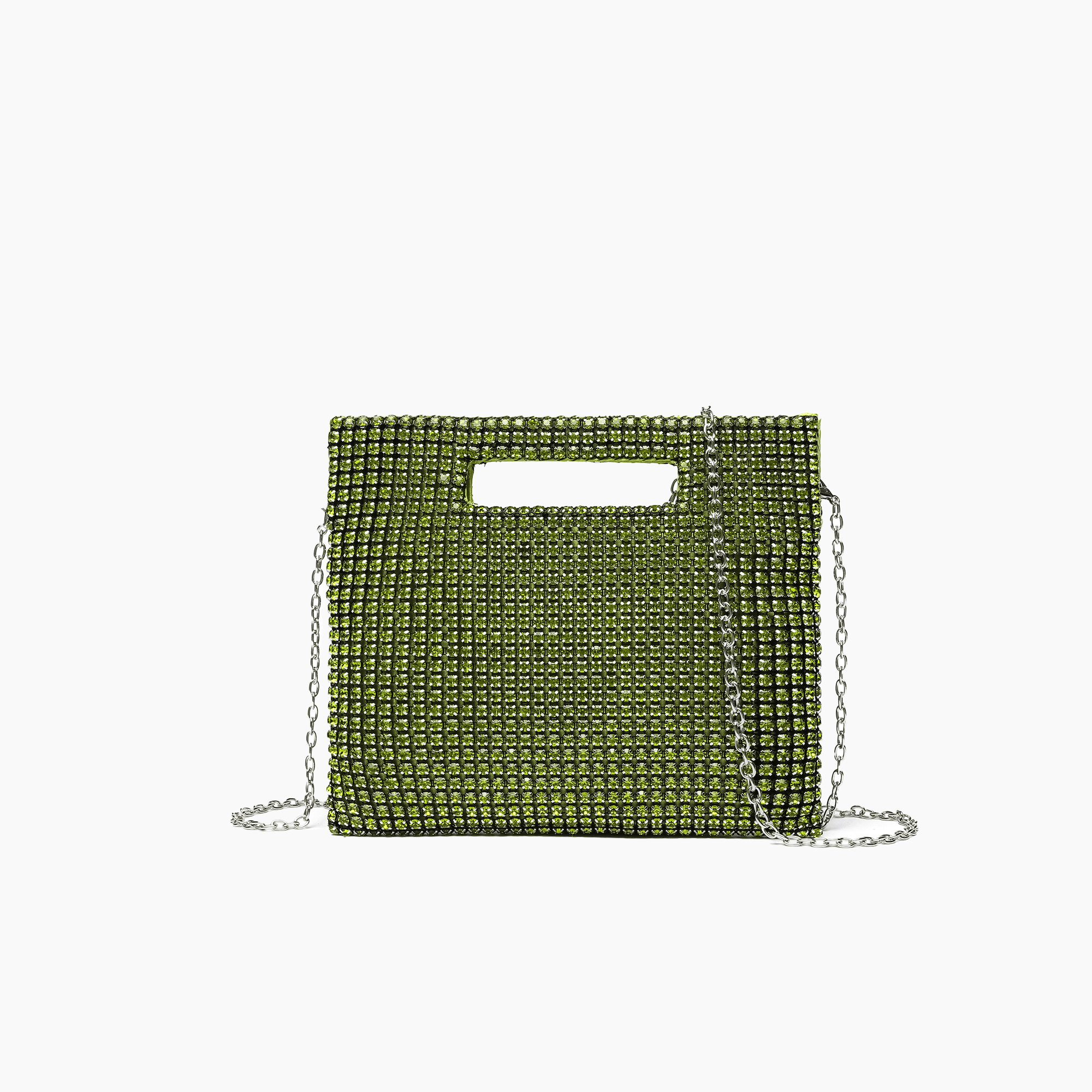 Vivienne Rhinestone Night Envelope Clutch Bag