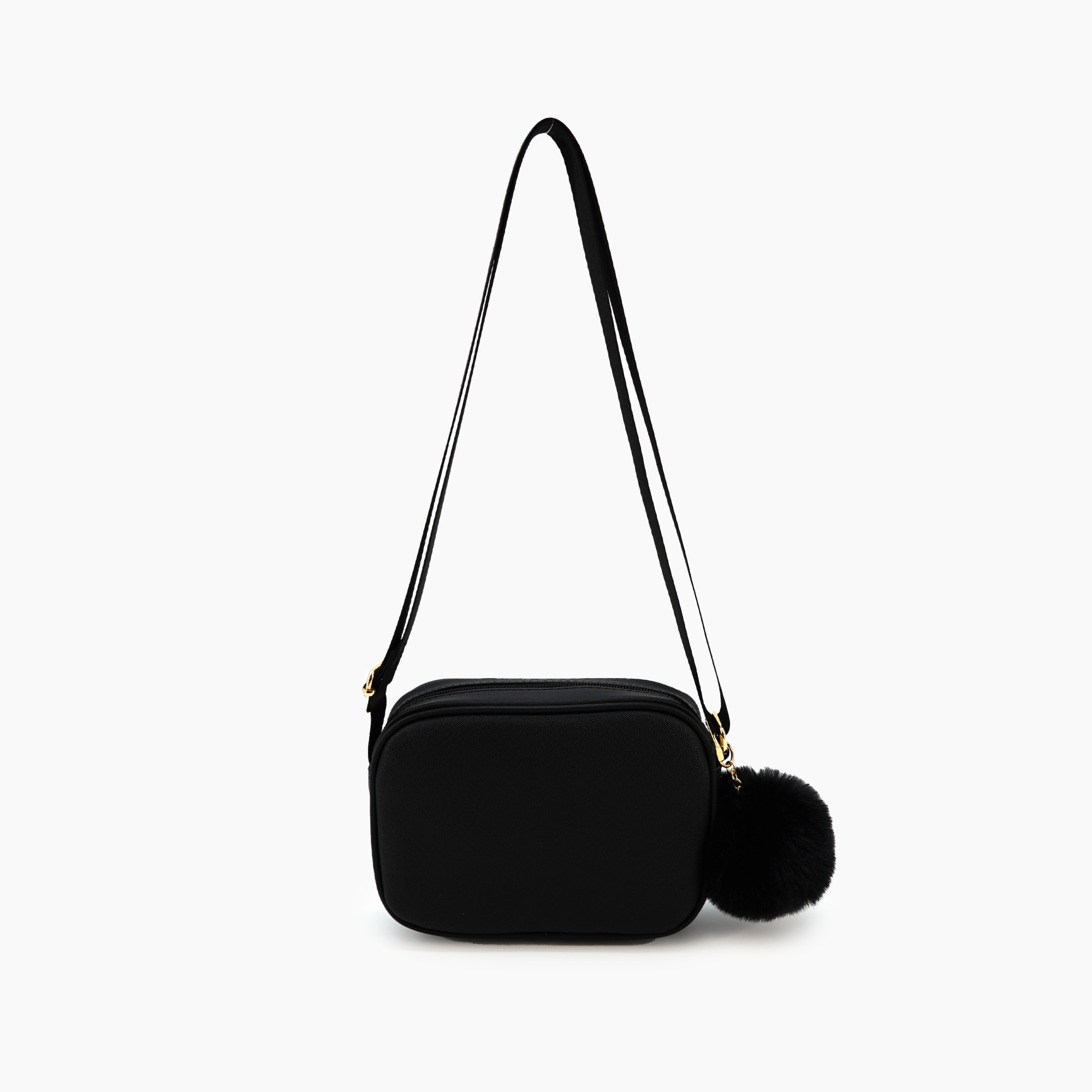 Skyler Compact Black Crossbody Bag