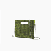 Vivienne Rhinestone Night Envelope Clutch Bag
