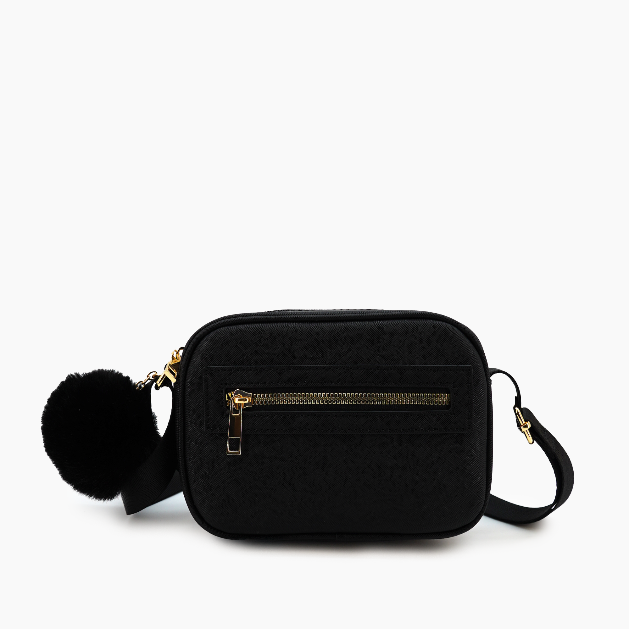 Skyler Compact Black Crossbody Bag