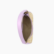Nyomi Floral Straw Top Handle Shoulder Bag
