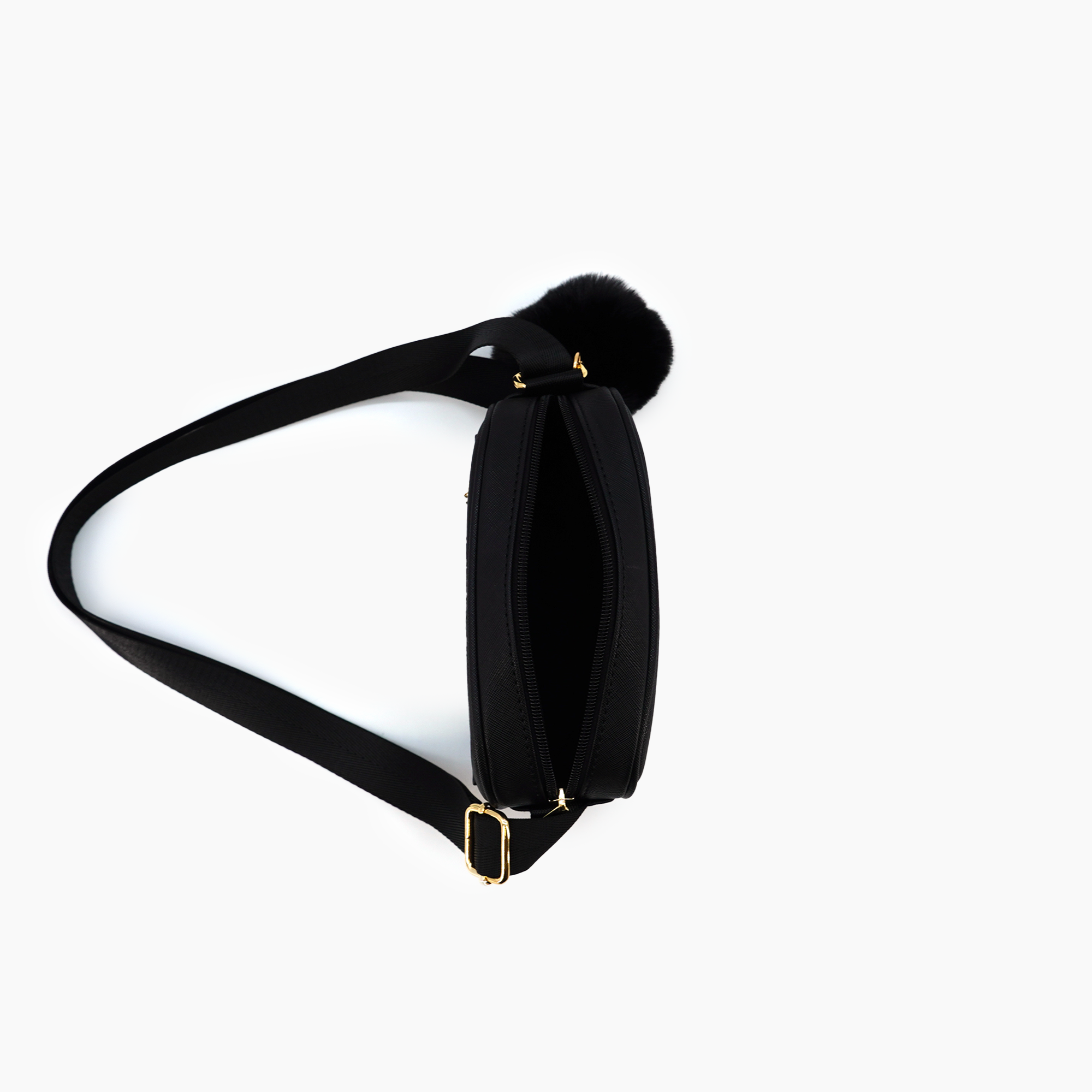 Skyler Compact Black Crossbody Bag