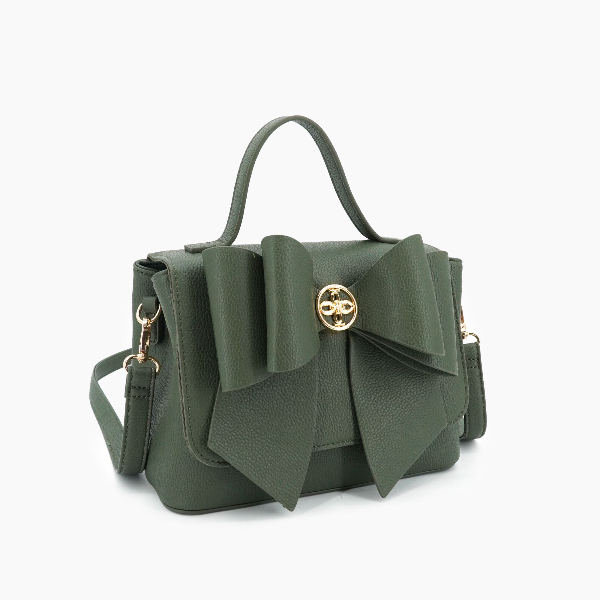 Zoey Double Bow Crossbody Bag