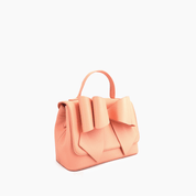 Eva Double Bow Vegan Satchel Crossbody Bag