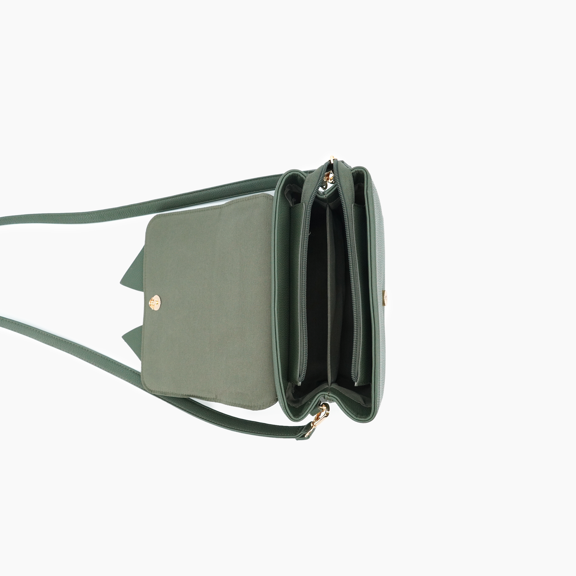Zoey Double Bow Crossbody Bag
