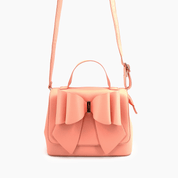 Eva Double Bow Vegan Satchel Crossbody Bag