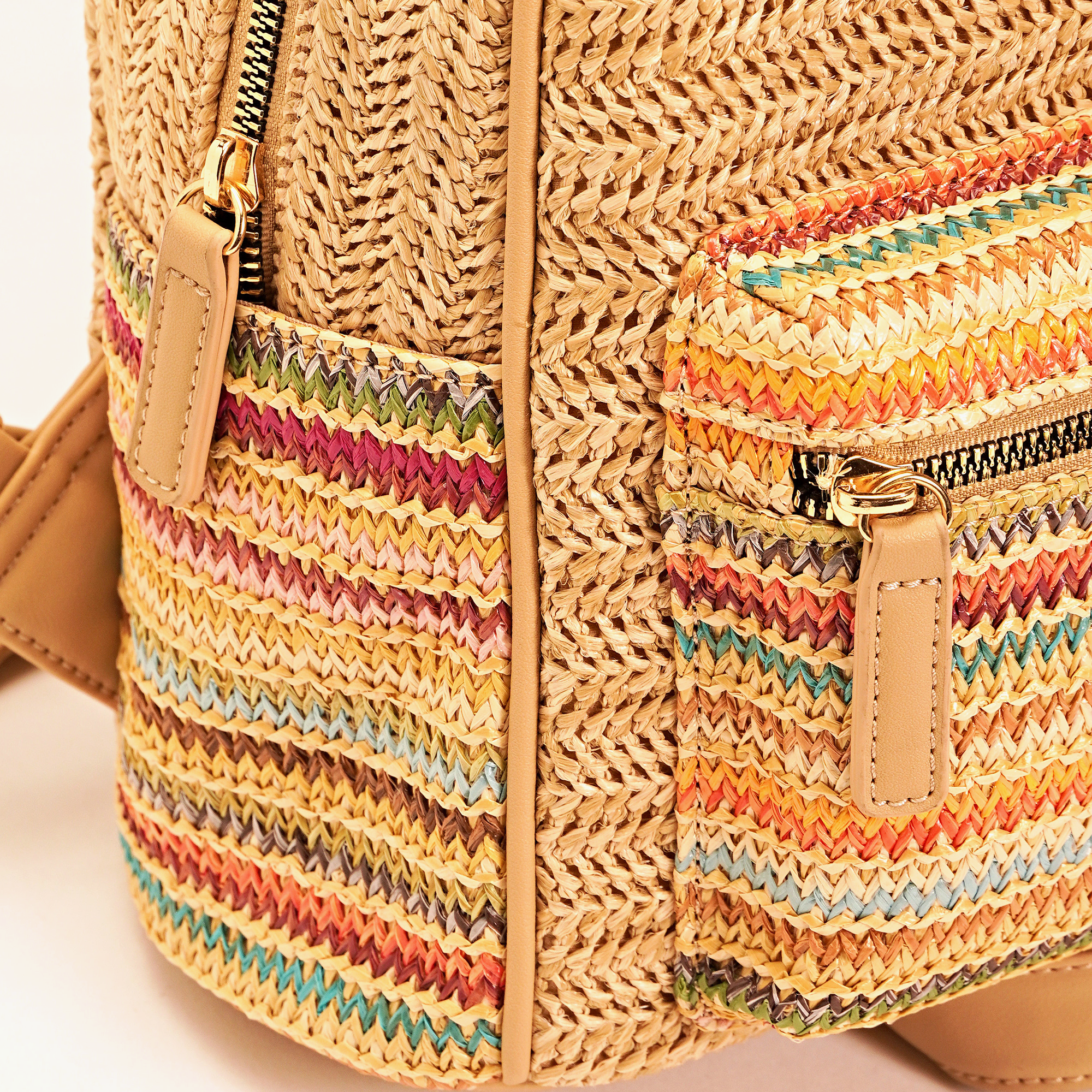 Camille Backpack in Tan