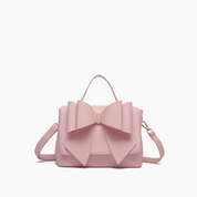 Eva Double Bow Vegan Satchel Crossbody Bag