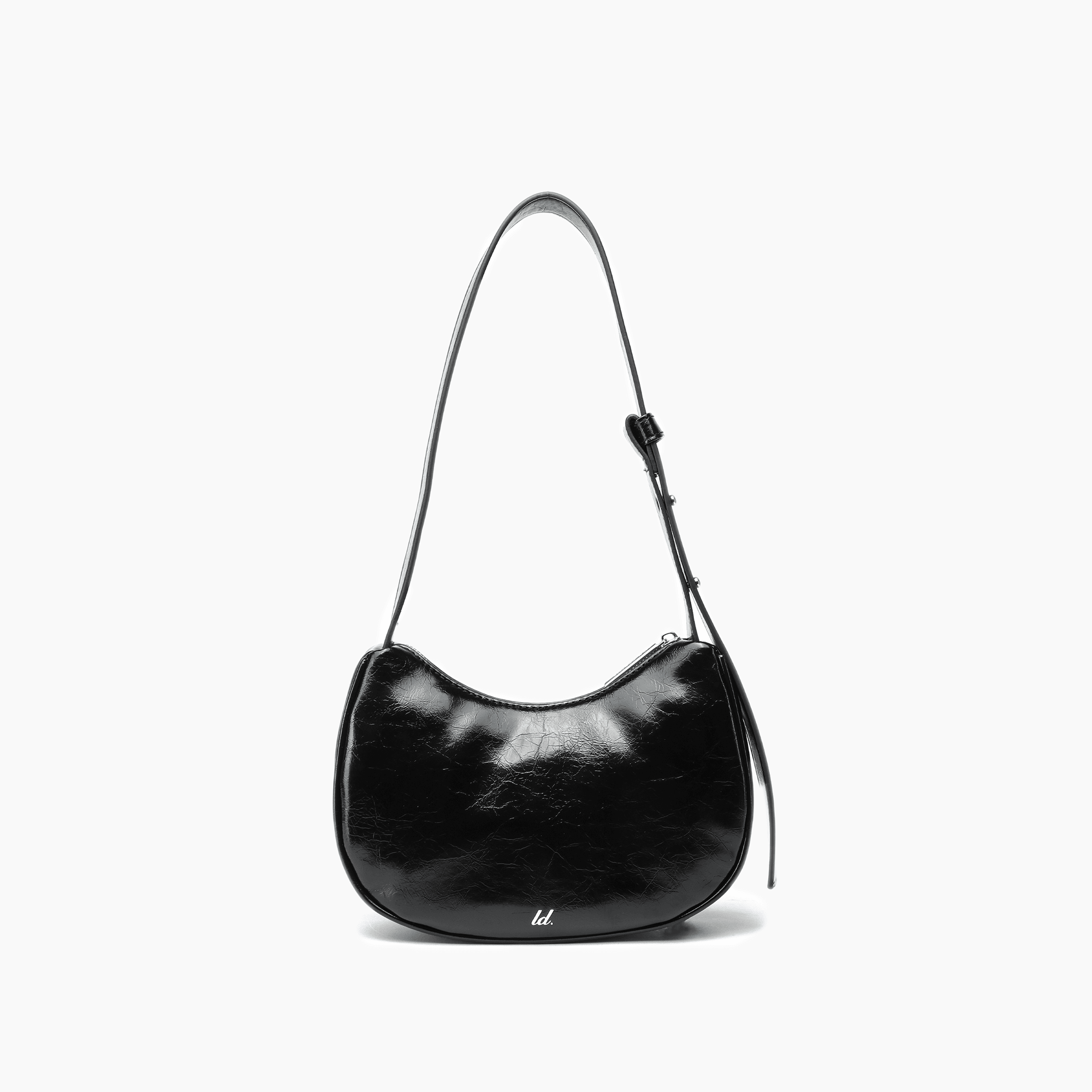 Dolce Crackled Vegan Leather Shoulder Bag